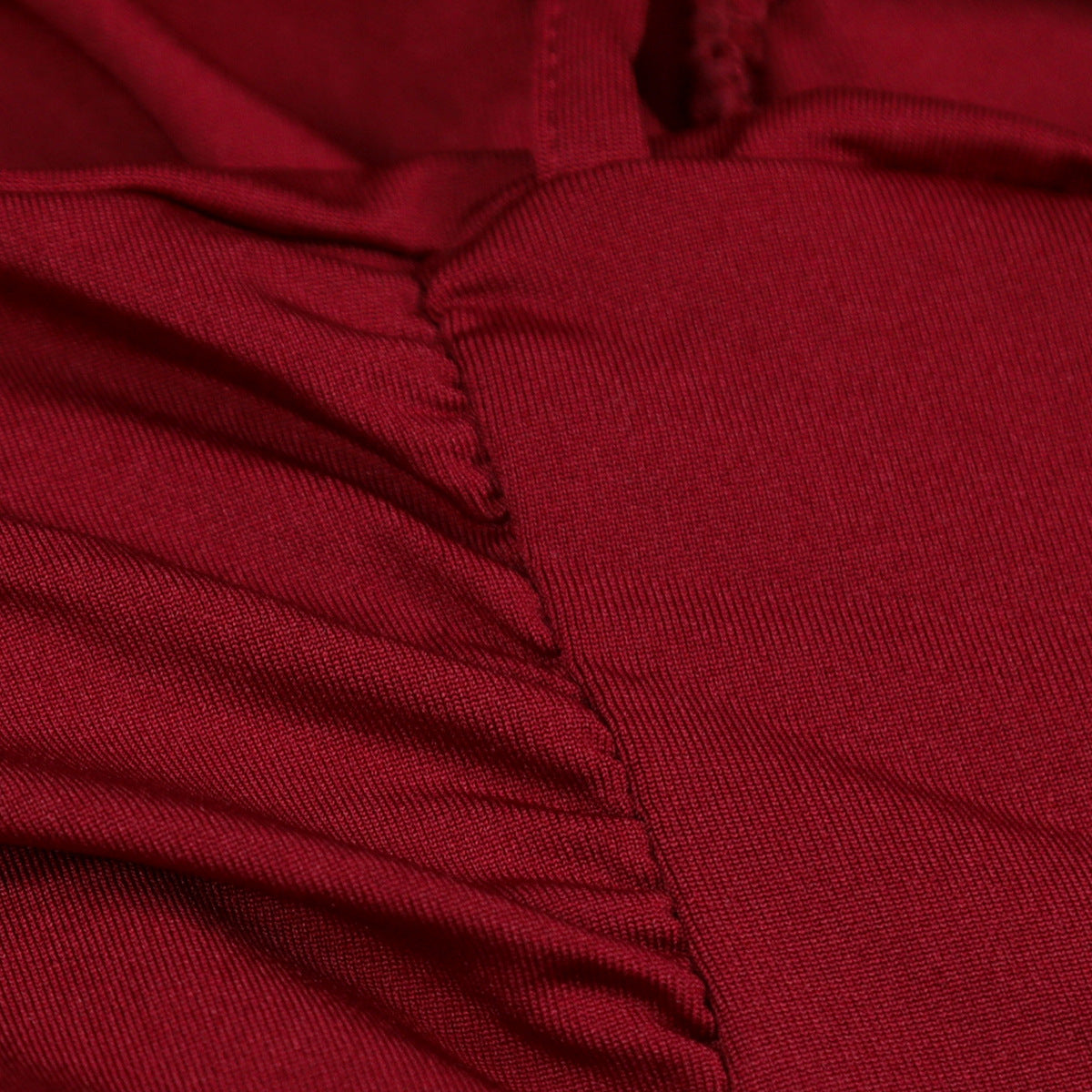 Women Summer V-Neck Backless Pleated Bodycon Dress 28