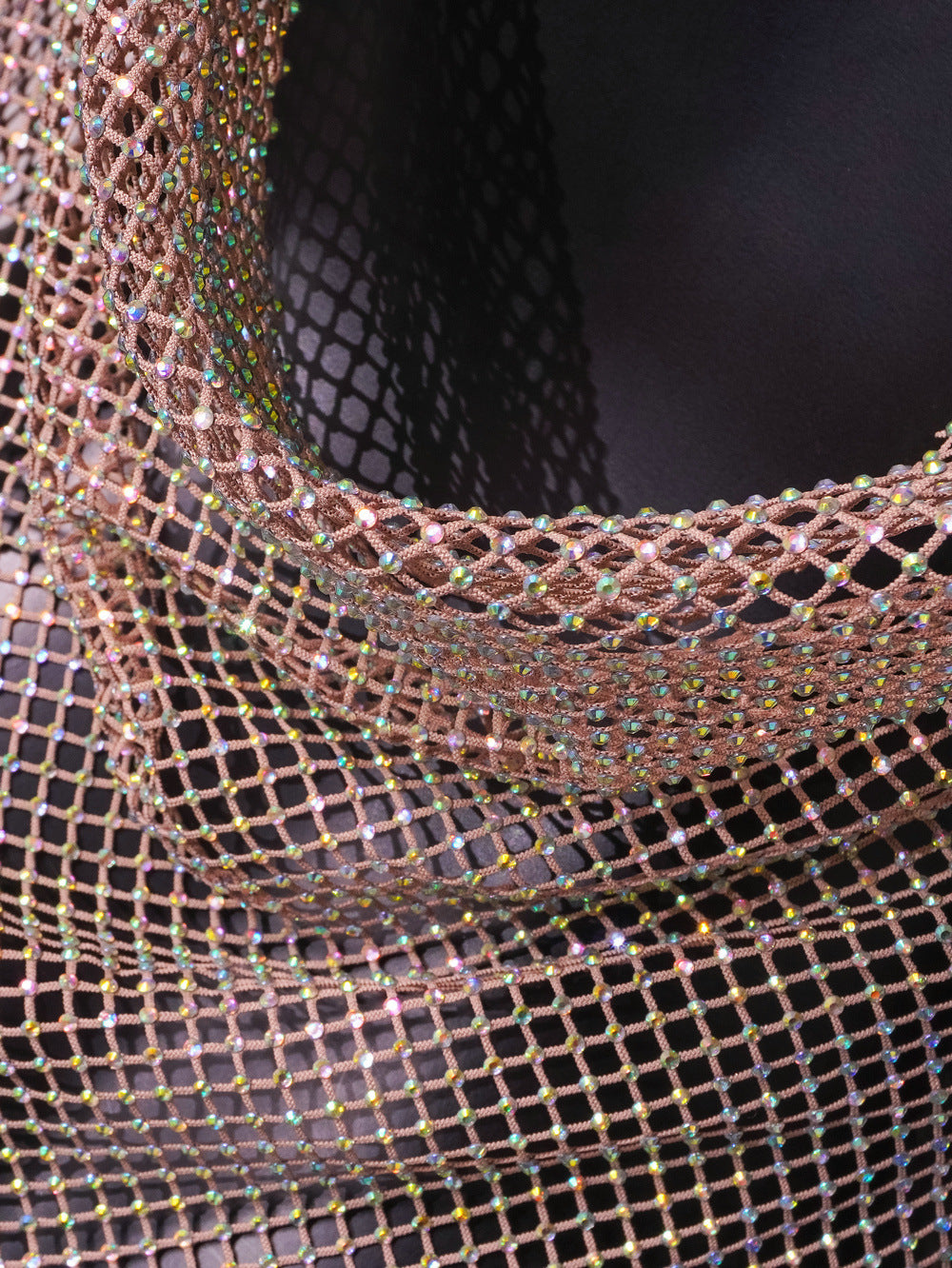 Women Summer Stretchy Rhinestone Sleeveless Dress 13