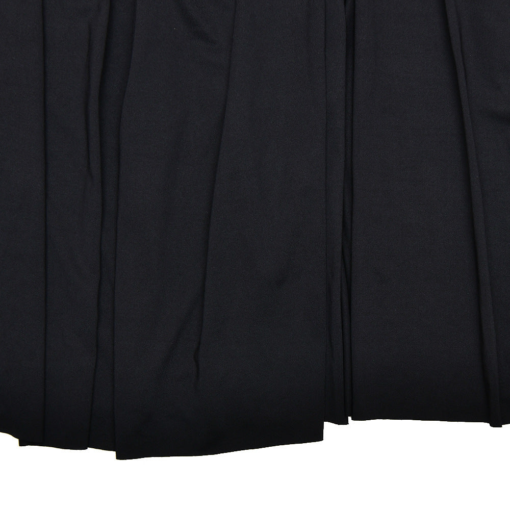 Women Halter Neck sexy slit pleated Backless jumpsuit and skirt two-piece set 22