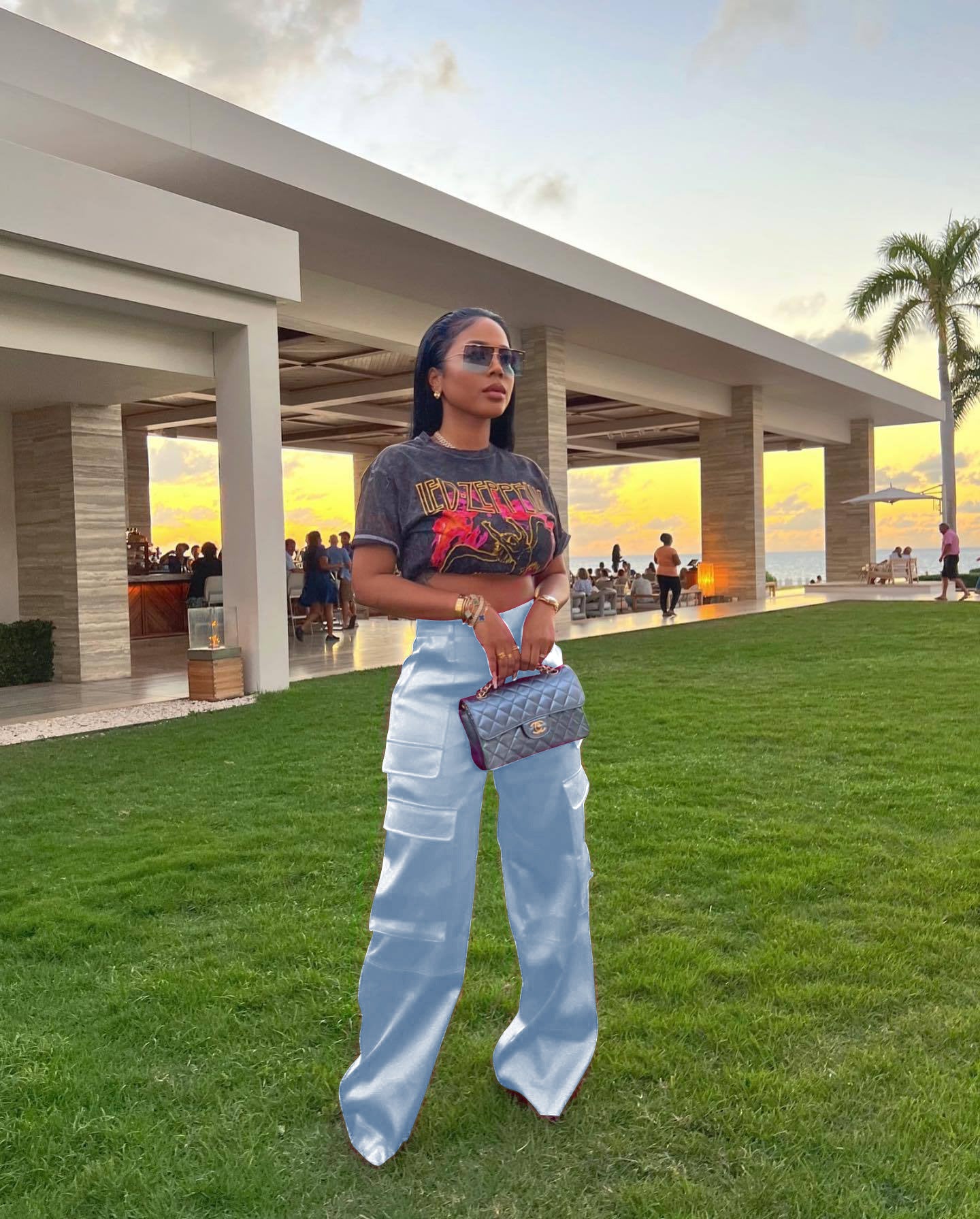 Women Casual Zipper Solid Pocket Zipper Trousers 9