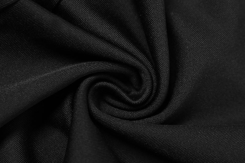 Women's Autumn and Winter mesh Patchwork Beaded See-Through Sexy Tight Fitting Butt Lift Jumpsuit 19