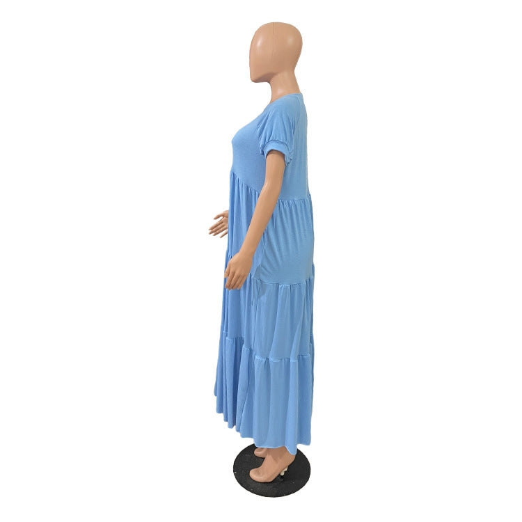 Autumn Women clothes Lace Skirt Loose Slim Fit French Lazy Casual Knitting Dress 24