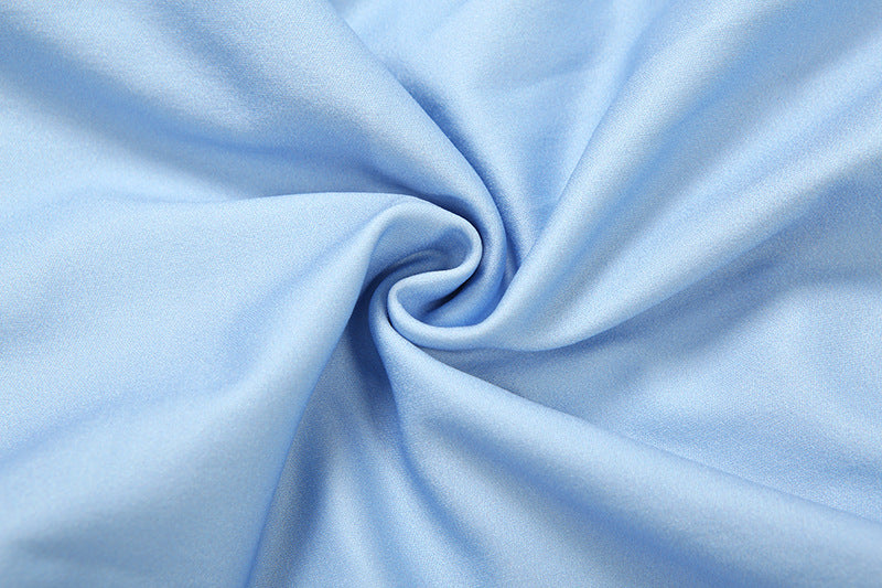 Autumn Women's Sexy Color Block Off Shoulder Puff Sleeve Slim Waist Casual Dress 24