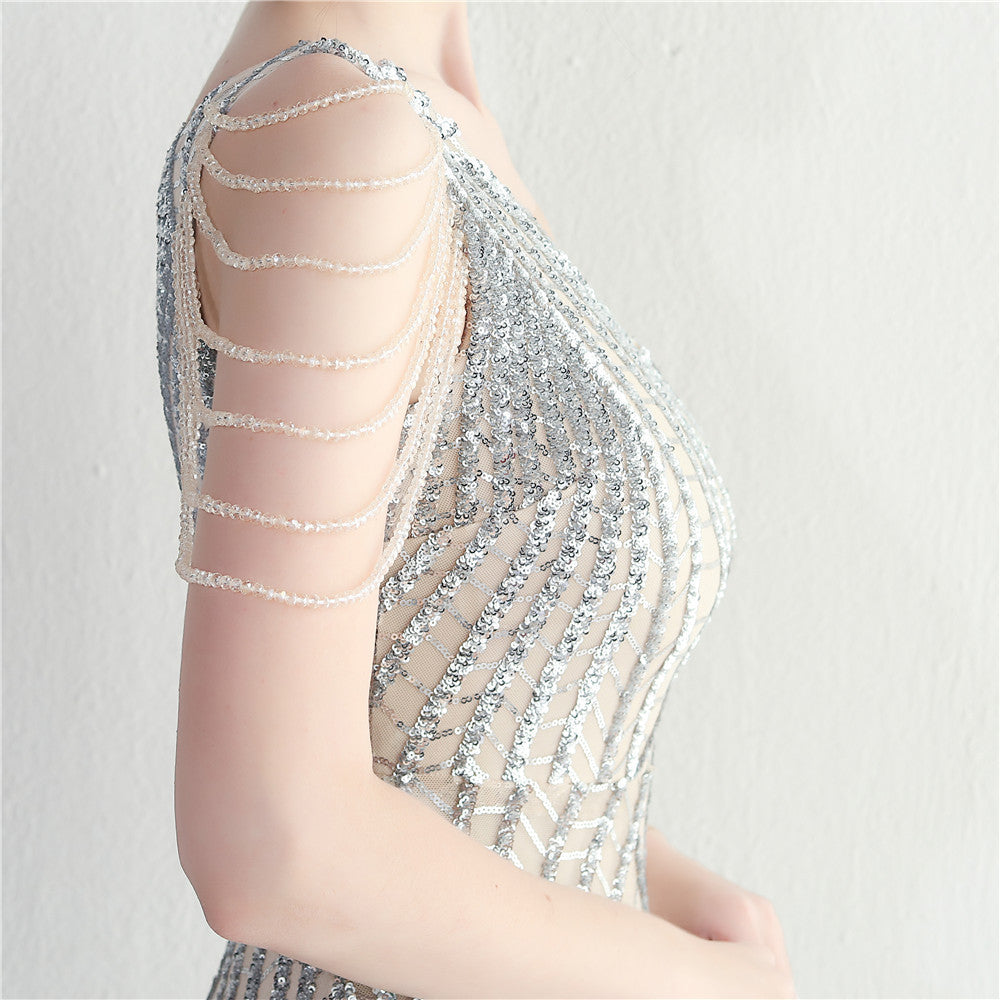 sequins plus Plus Size Formal Party Evening Dress 73