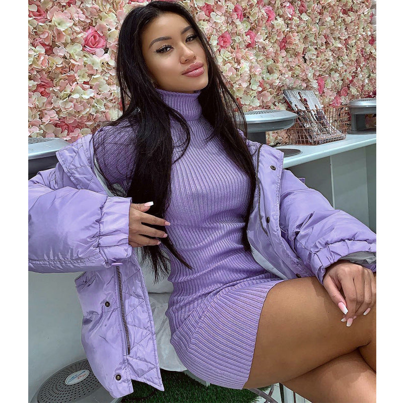 Women solid long sleeve bodycon dress 7