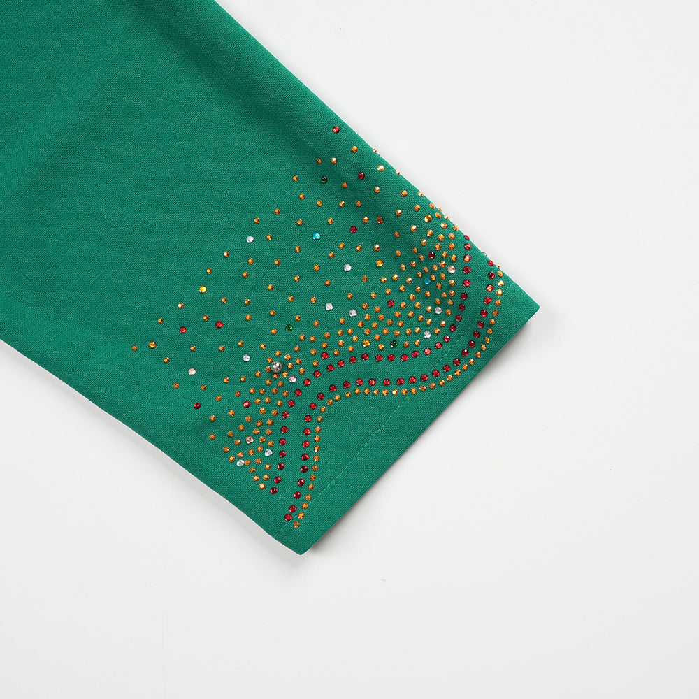 Africa Plus Size Women's Fashion Chic Elegant Formal Party Beaded V-Neck Dress 22