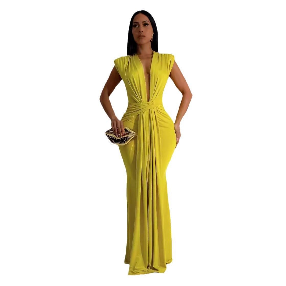 Women Sexy Sleeveless Maxi Dress 14