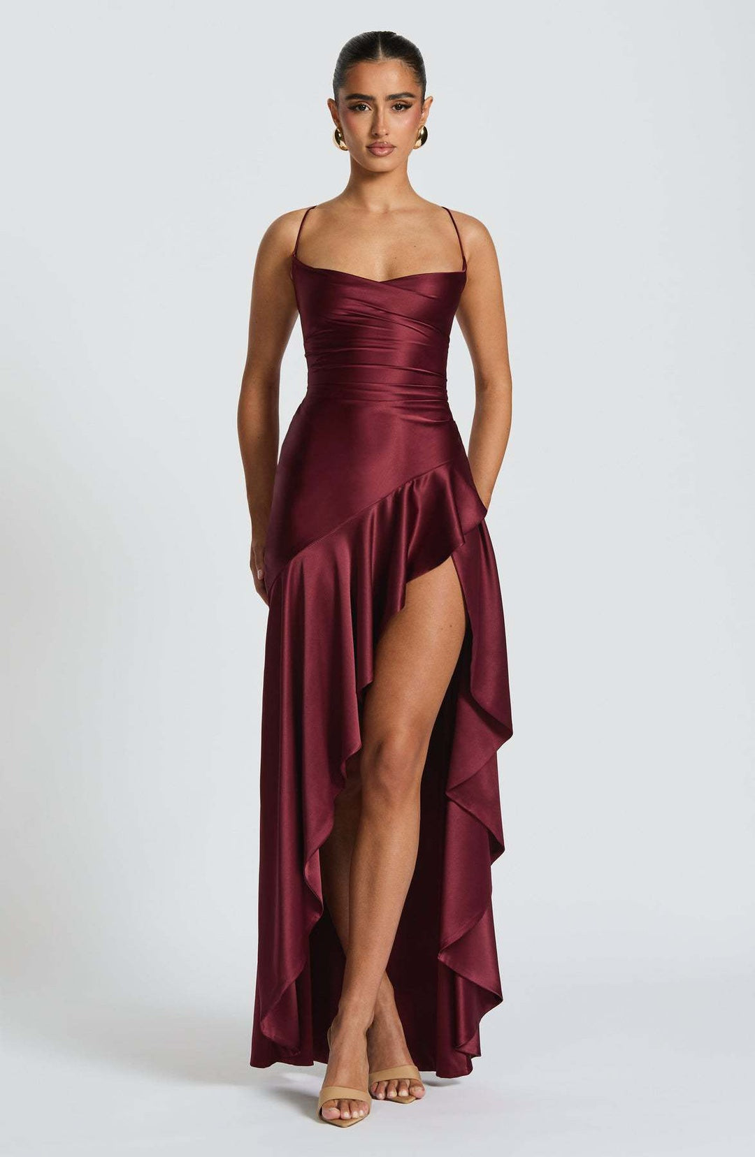 Women Sexy Strapless Maxi Dress 6
