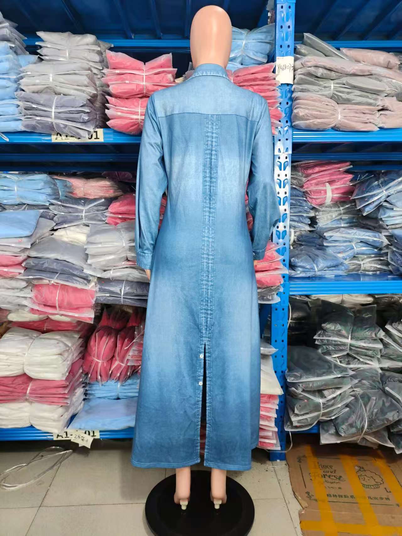 Summer Women's Fashion Casual Loose Long A-Line Dress 4