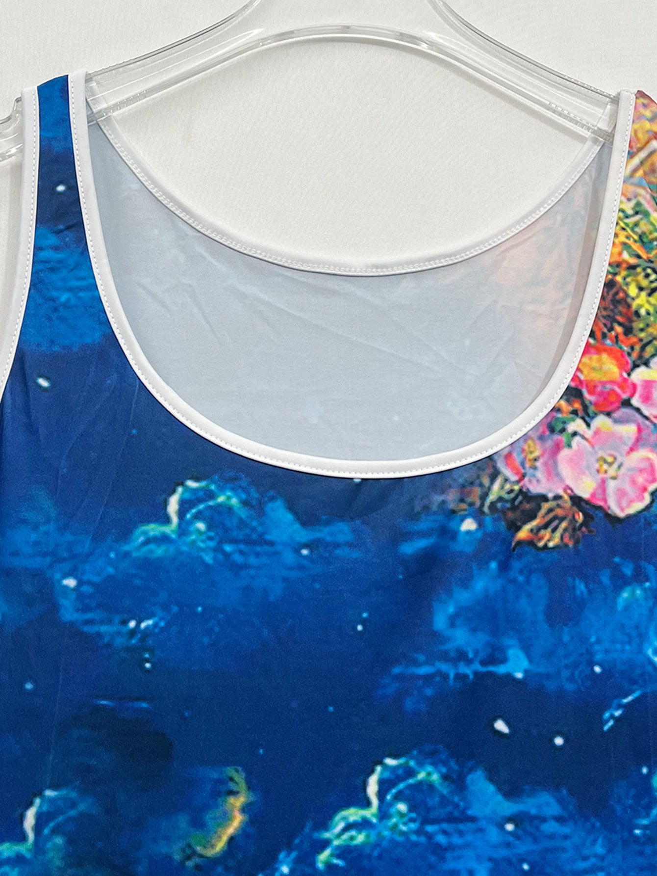 Women's Printed Slim Sleeveless Round Neck Dress 5