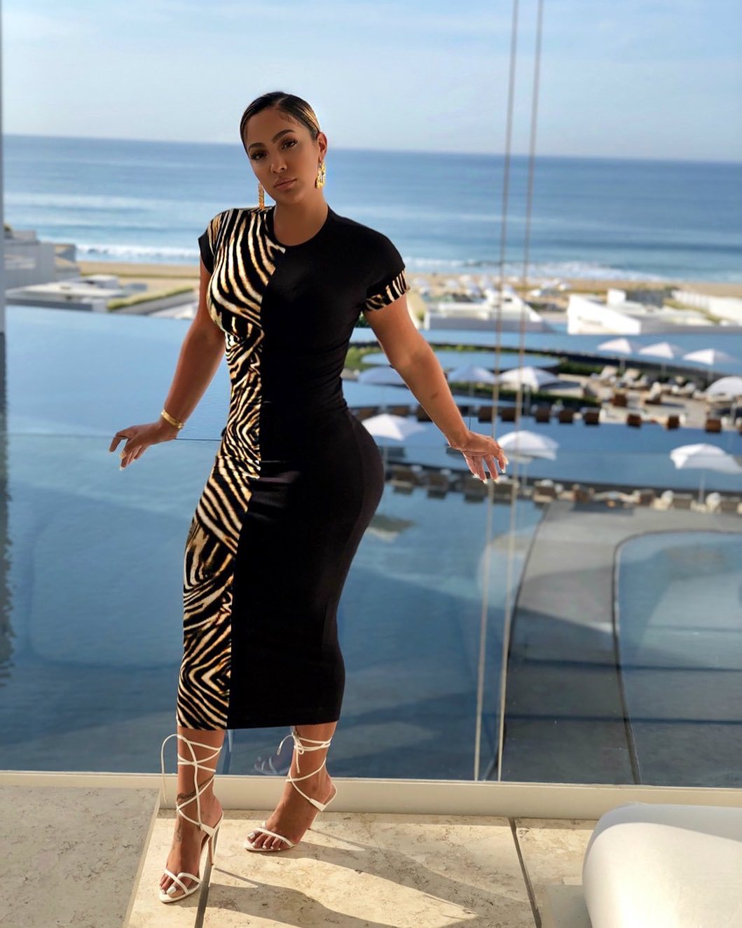 Women Printed Patchwork Dress 3