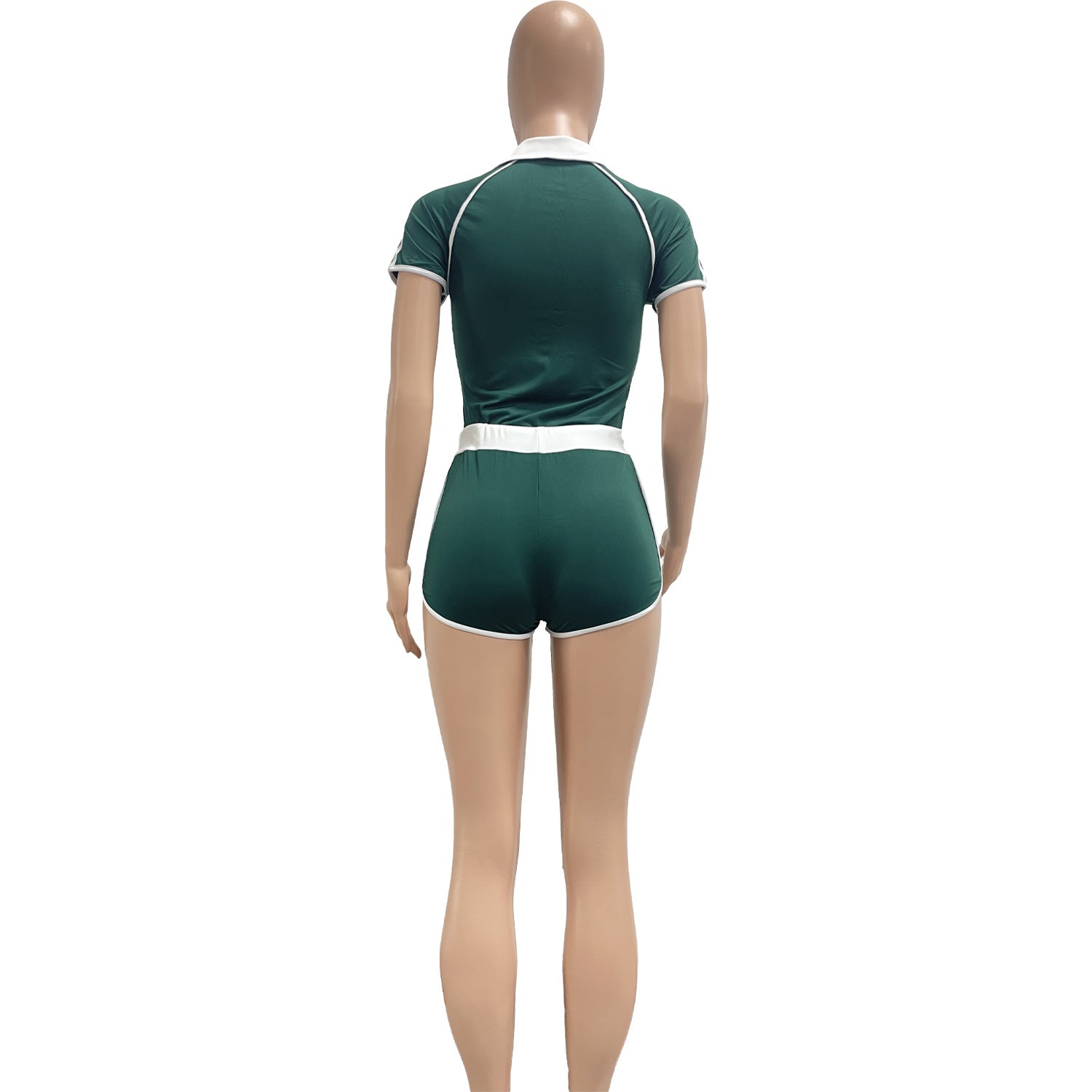 Women's Casual Sports High Stretch Yoga Two Piece Shorts Set 14