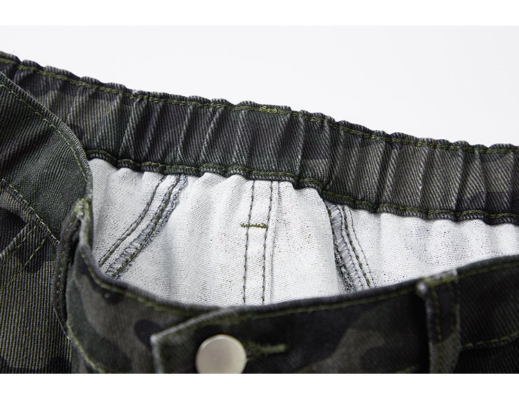 Women Autumn Print Woven Pants 9