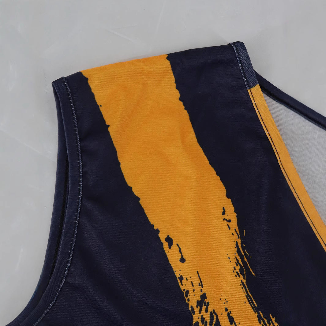 Summer Plus Size Women's Print Fashion V-Neck Sleeveless Two-Piece Trousers Set 4