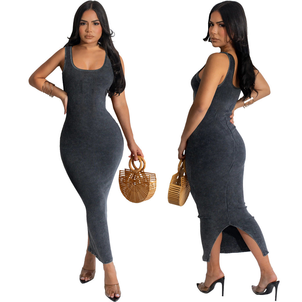 Sexy Fashionable U-Neck Women's Dress 7