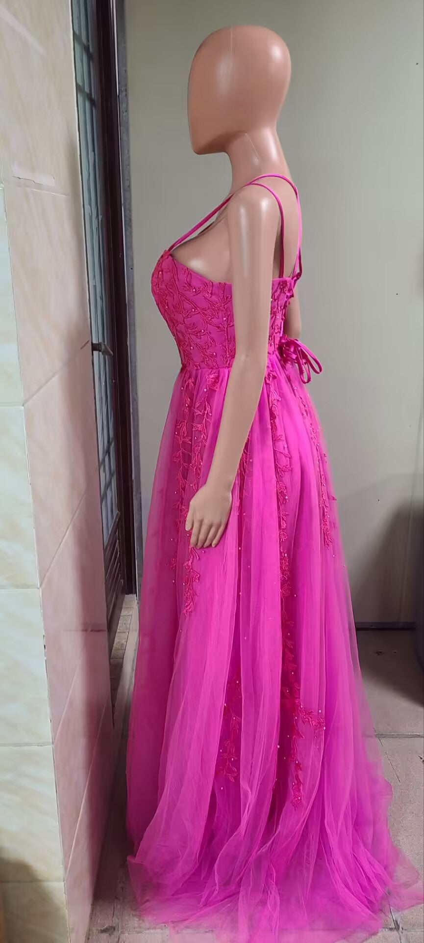 Evening dress overseas warehouse lace Low Back sexy dinner graduation party bridesmaid dress（Processing time need 3-6 days） 27