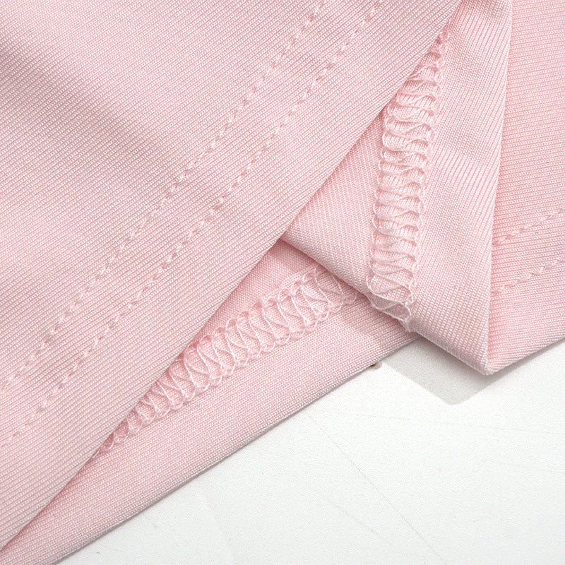 Spring Elegant Square Neck Strap Long Dress 17