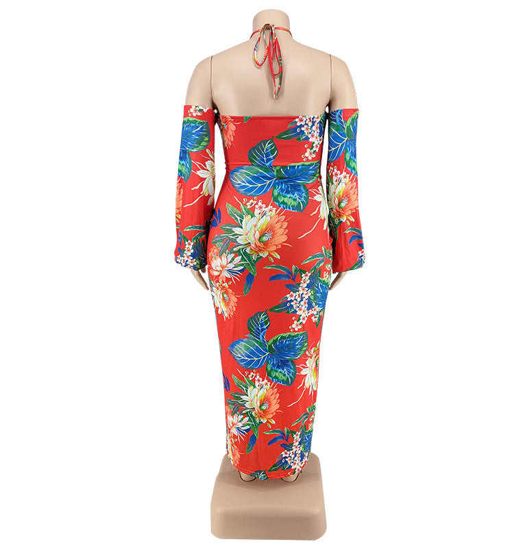 Plus Size Women summer suspender sexy strapless Cut Out Sexy dress 13