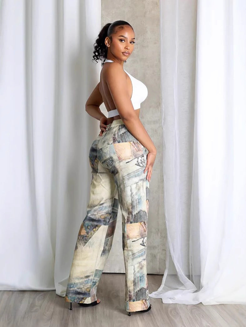 Women Street Casual Printed Pant 3