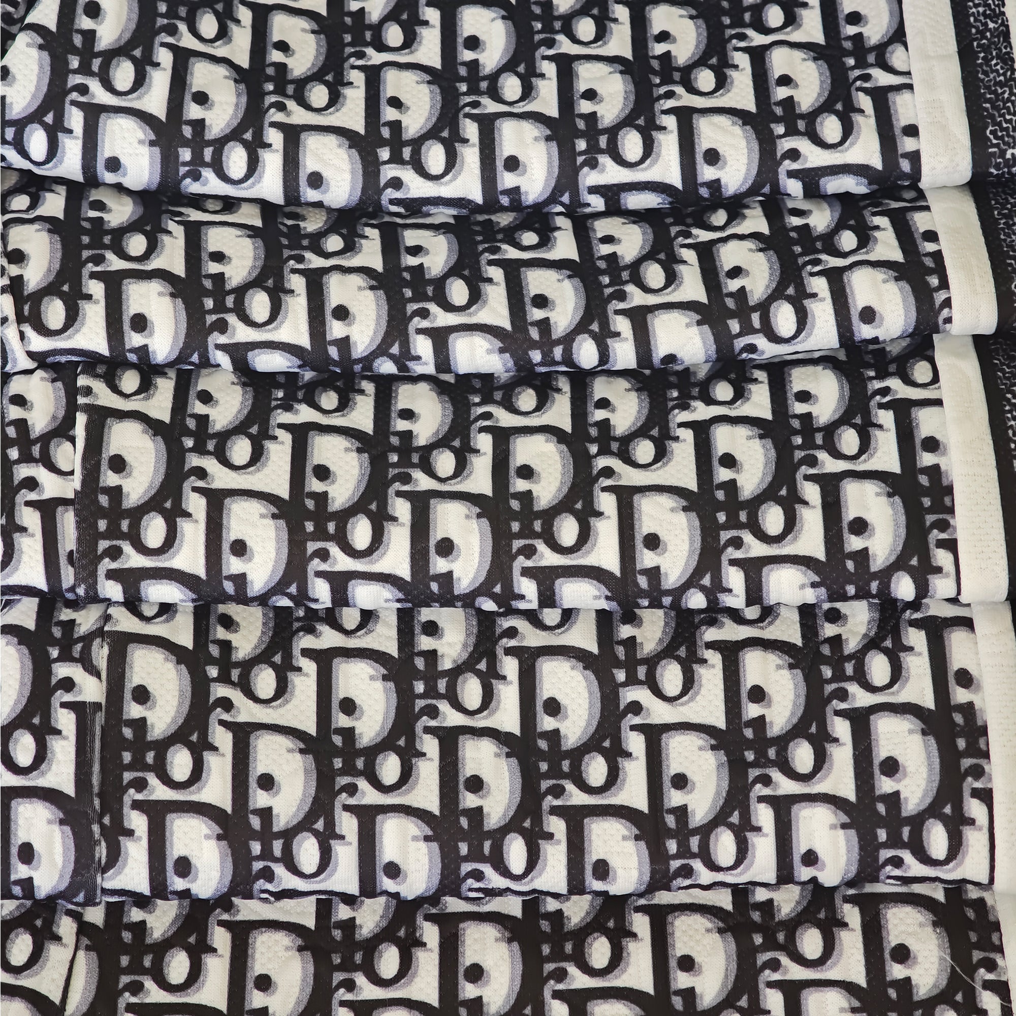 Women's Fashionable Loose Jacquard Short Sleeve Two-Piece Pants Set 15