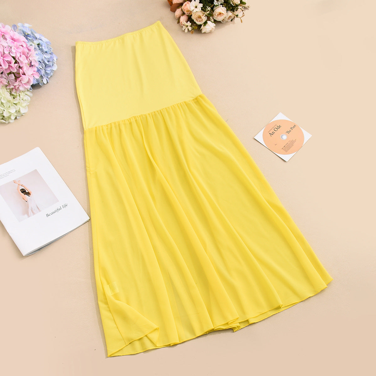 Women sexy cutout sexy top patchwork skirt two-piece set 10