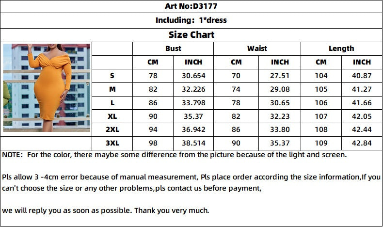 Women'S Spring V Neck Solid Color Bodycon Sexy Fashion Plus Size Dress 17