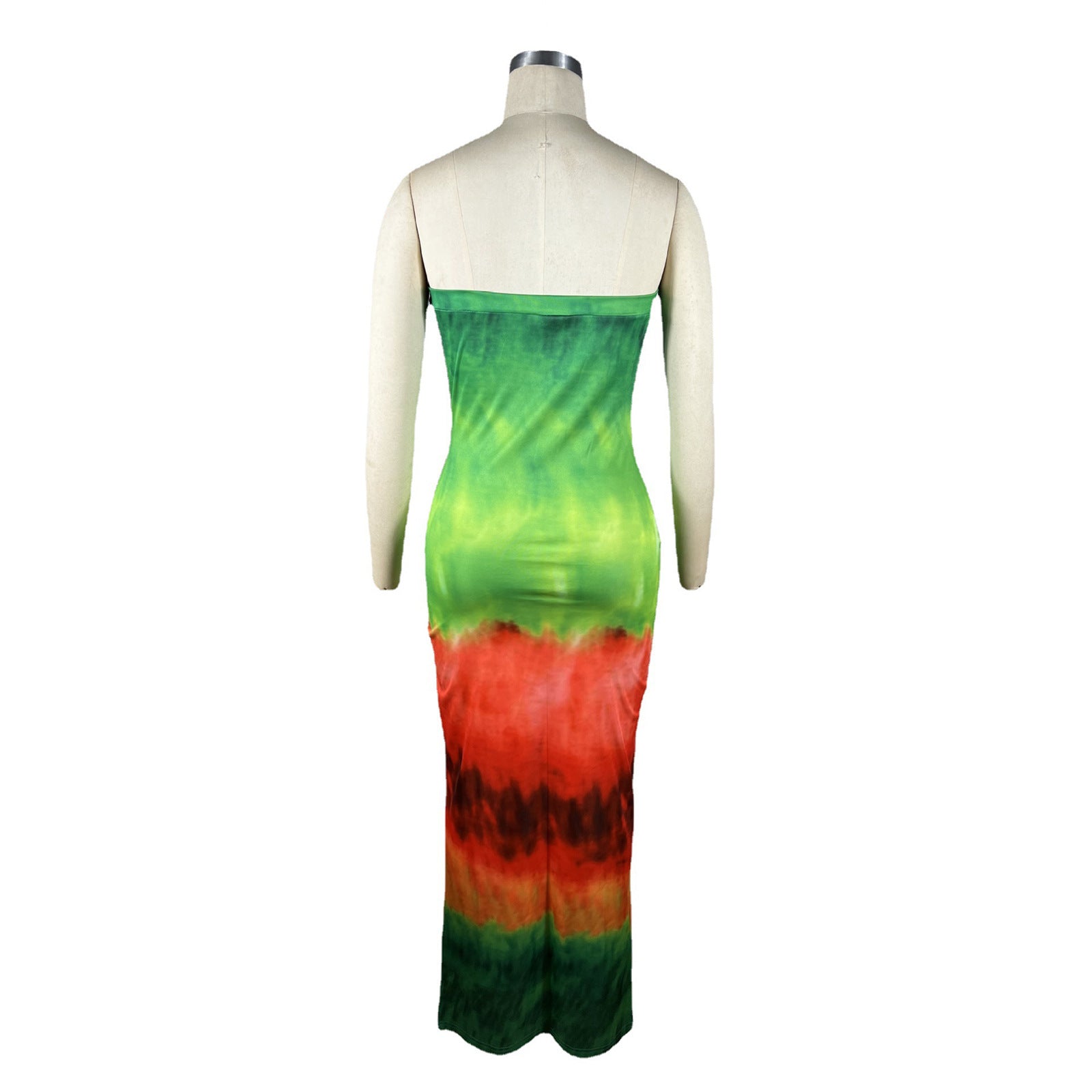 Women's Digital Positioning Print Wrap Dresses Club Maxi Dress 13
