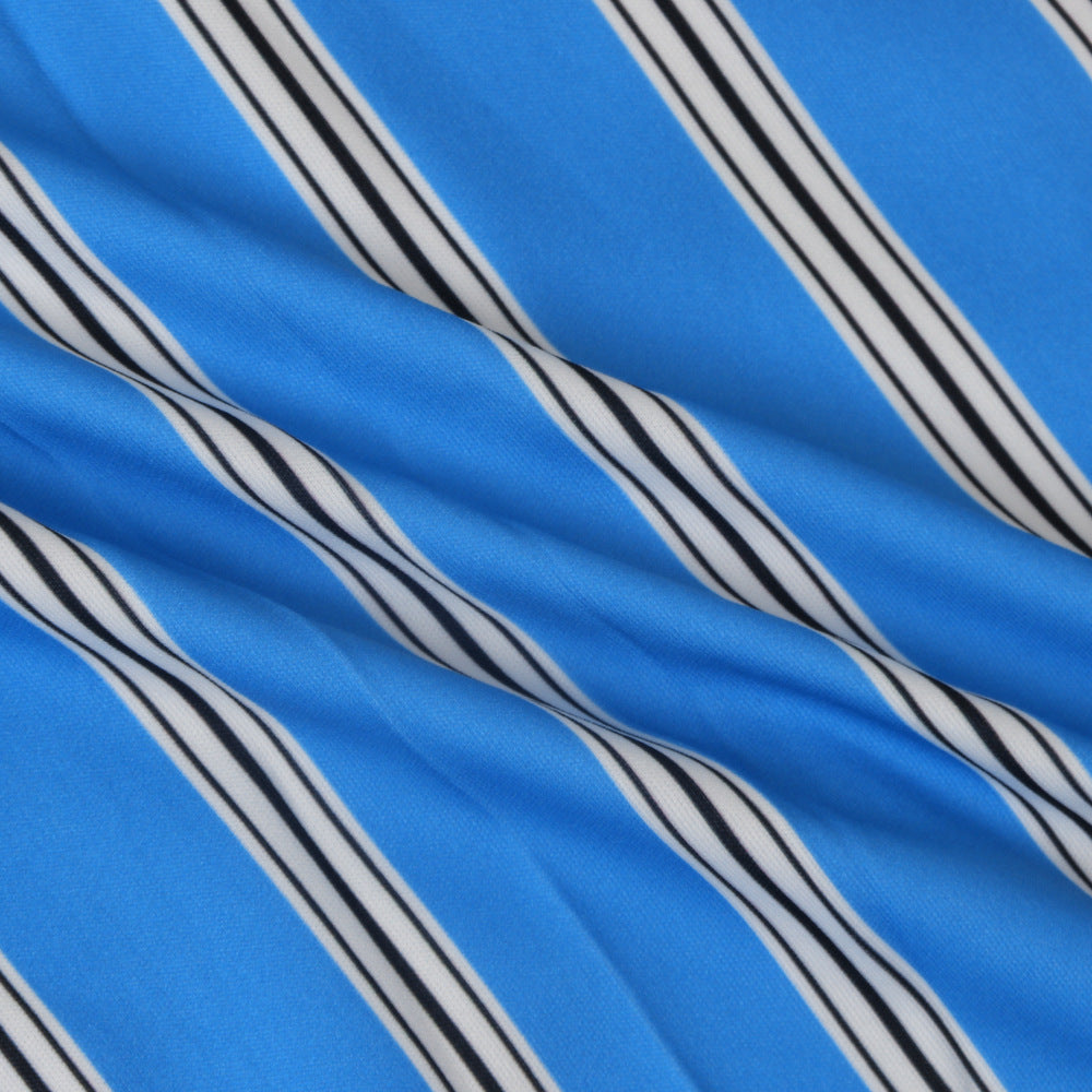 Women Sexy Sleeveless Striped Print Jumpsuit 16