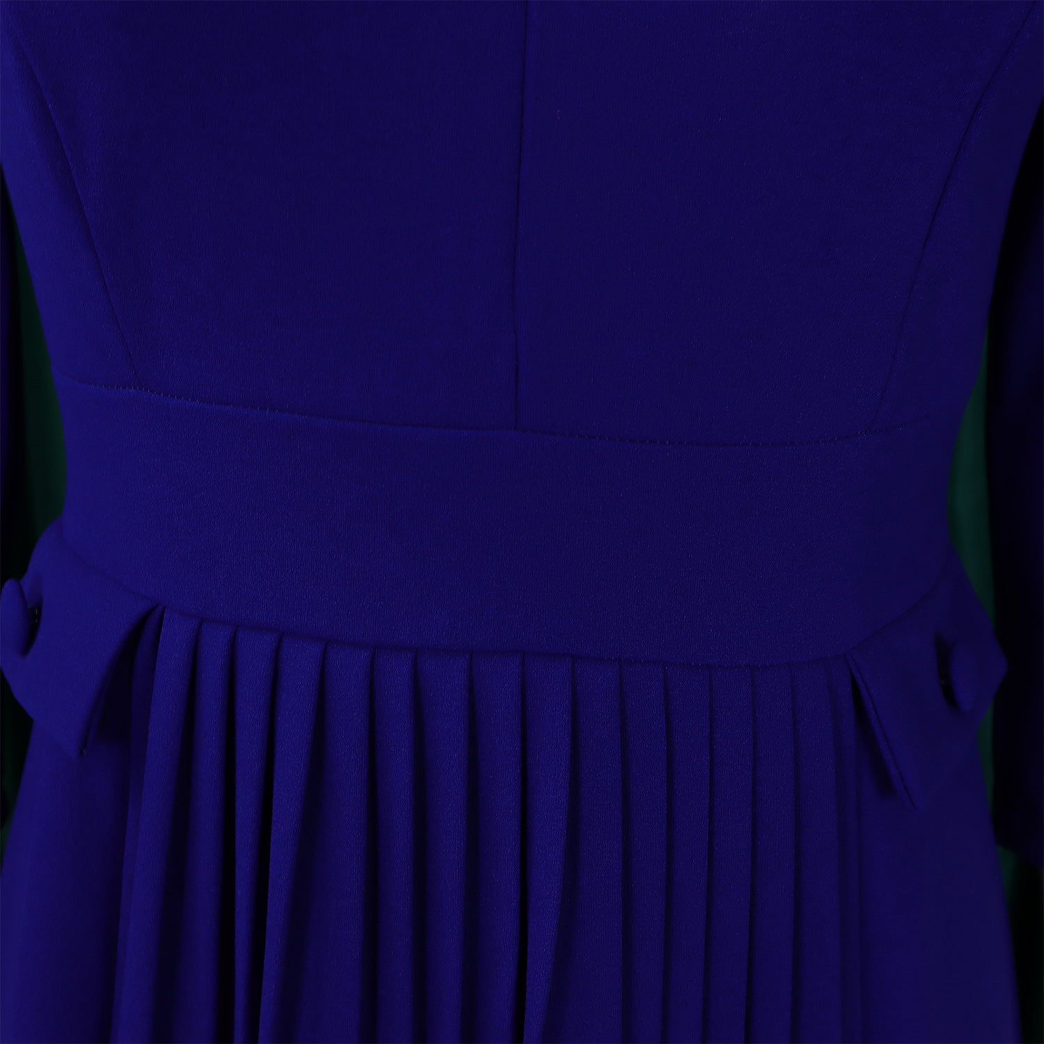 Plus Size African Women Autumn Elegant Solid Pleated Dress 22