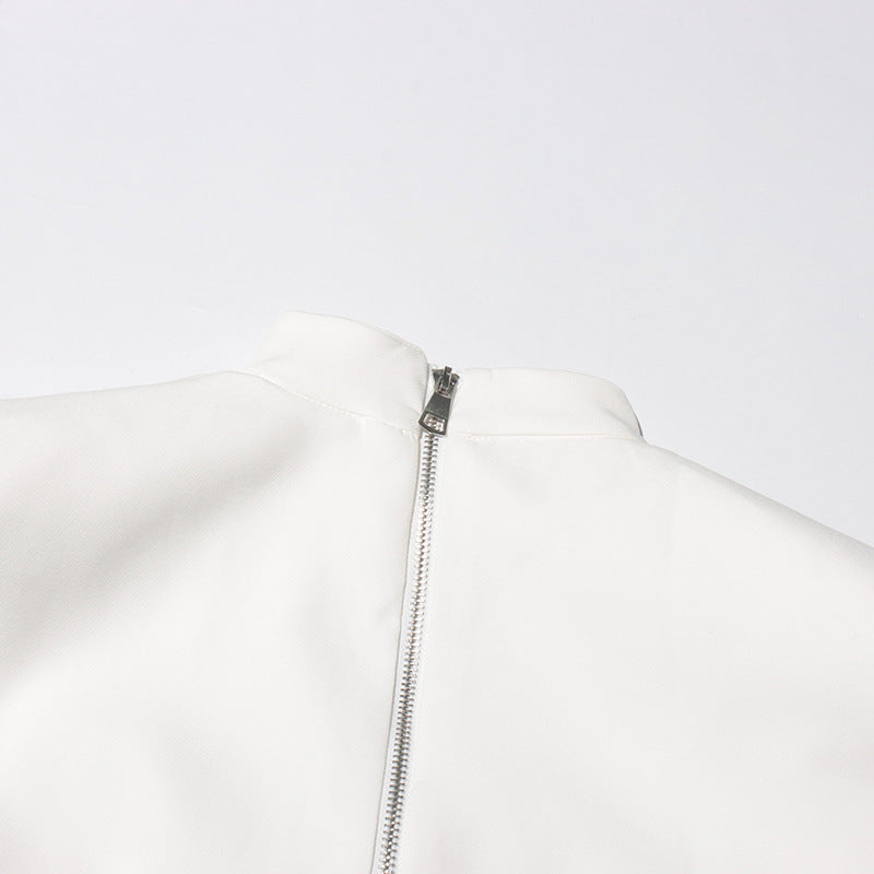 Women beaded top + skirt two-piece set 15