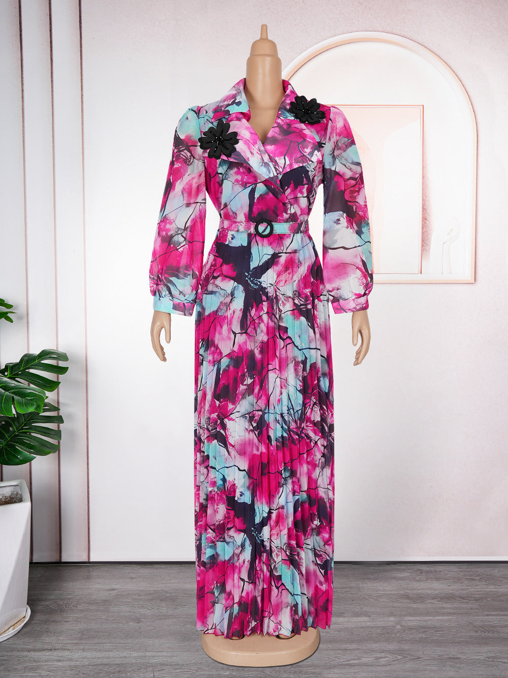 Plus Size Print Women's Fashion Dress 10