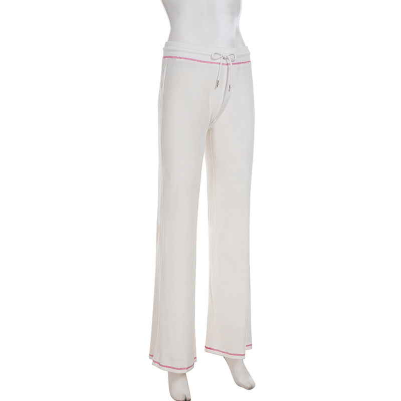 Women American-Style Fall/Winter Sport Velvet Letter Print Fur Collar Hooded Long-Sleeved Jacket and Pants Two-Piece Set 32