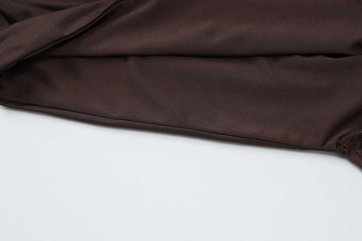 Women's Spring Summer fashion slim pleated ribbon Bodycon irregular sleeveless dress 20