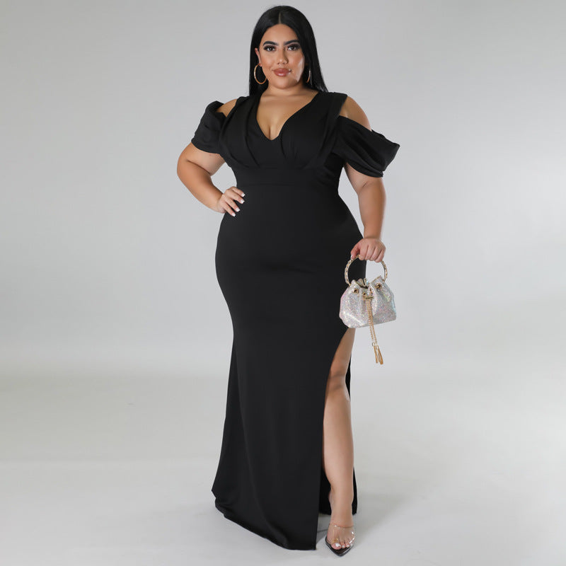 Plus Size Women's Hi-Cut Dress 8