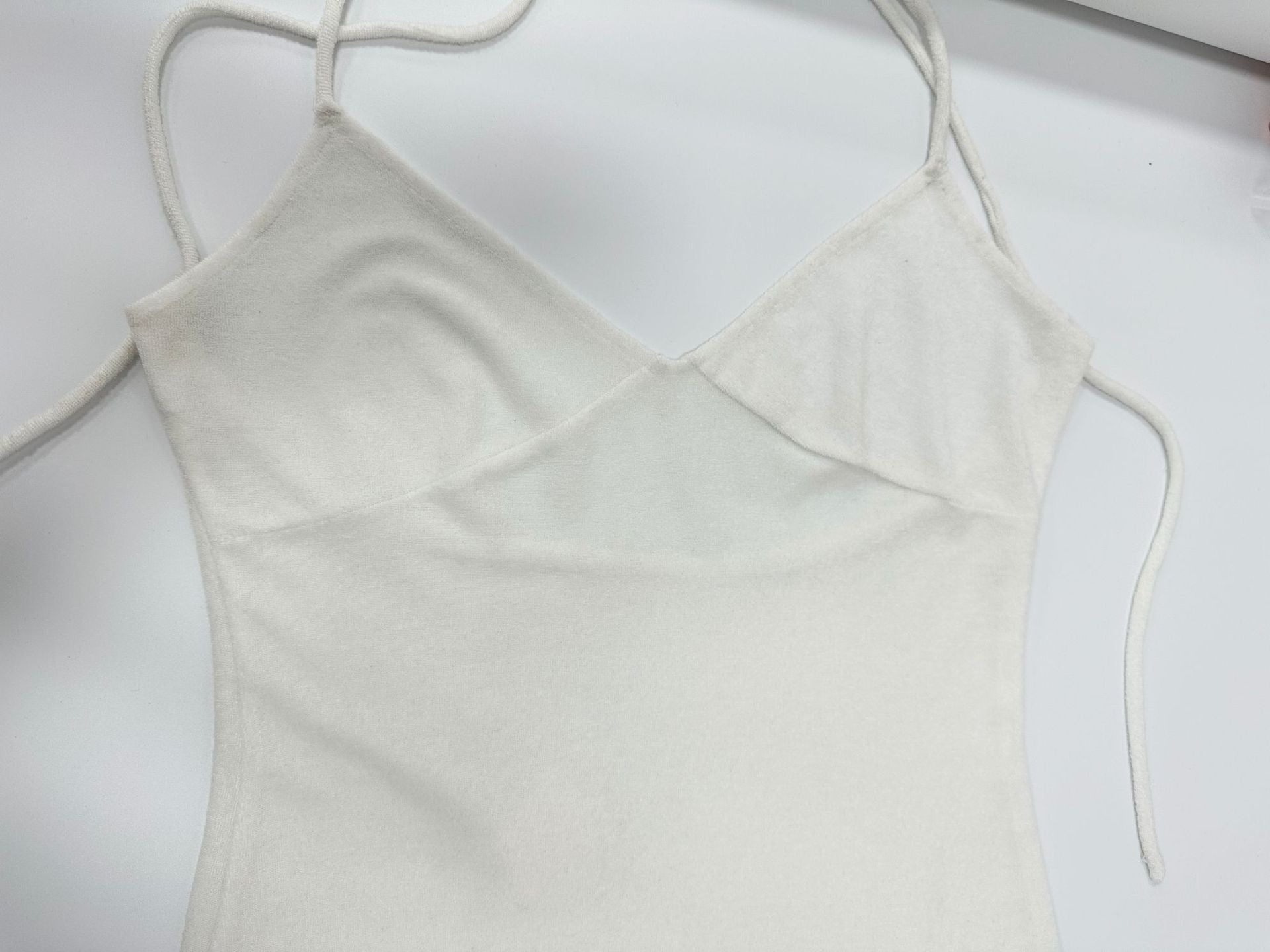 Women's Strap Low Back Flower Knitting Sexy Long Dress 14