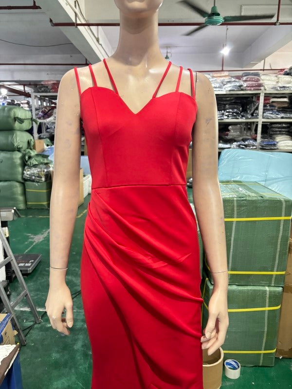 Formal Party Evening Dress Fashion Elegant Long Sexy Straps Slim Mermaid Cocktail Prom Dress 42