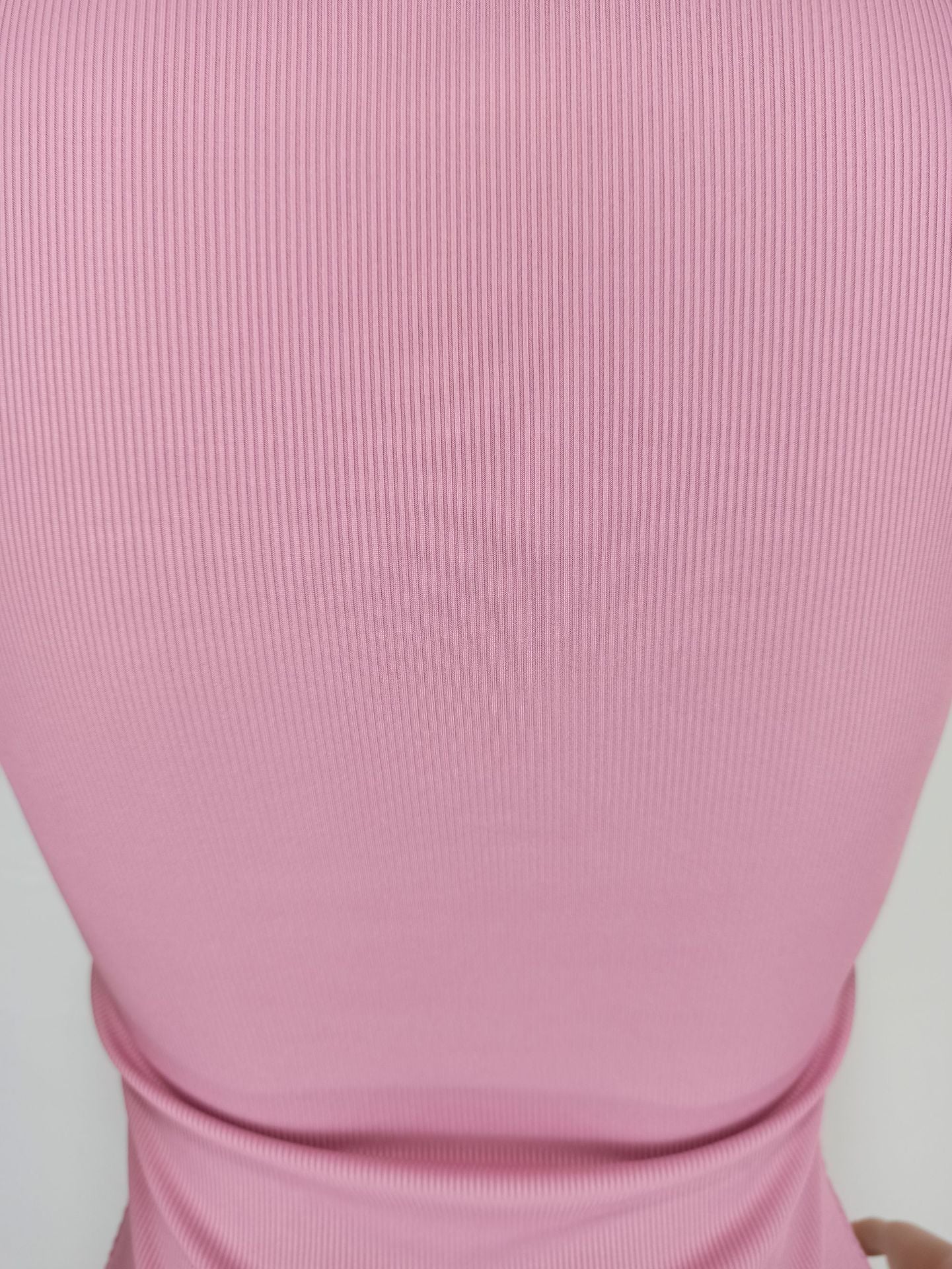 Women's Fashion Ribbed Solid Color Vest Tight Fitting Pants Two-Piece Set 22