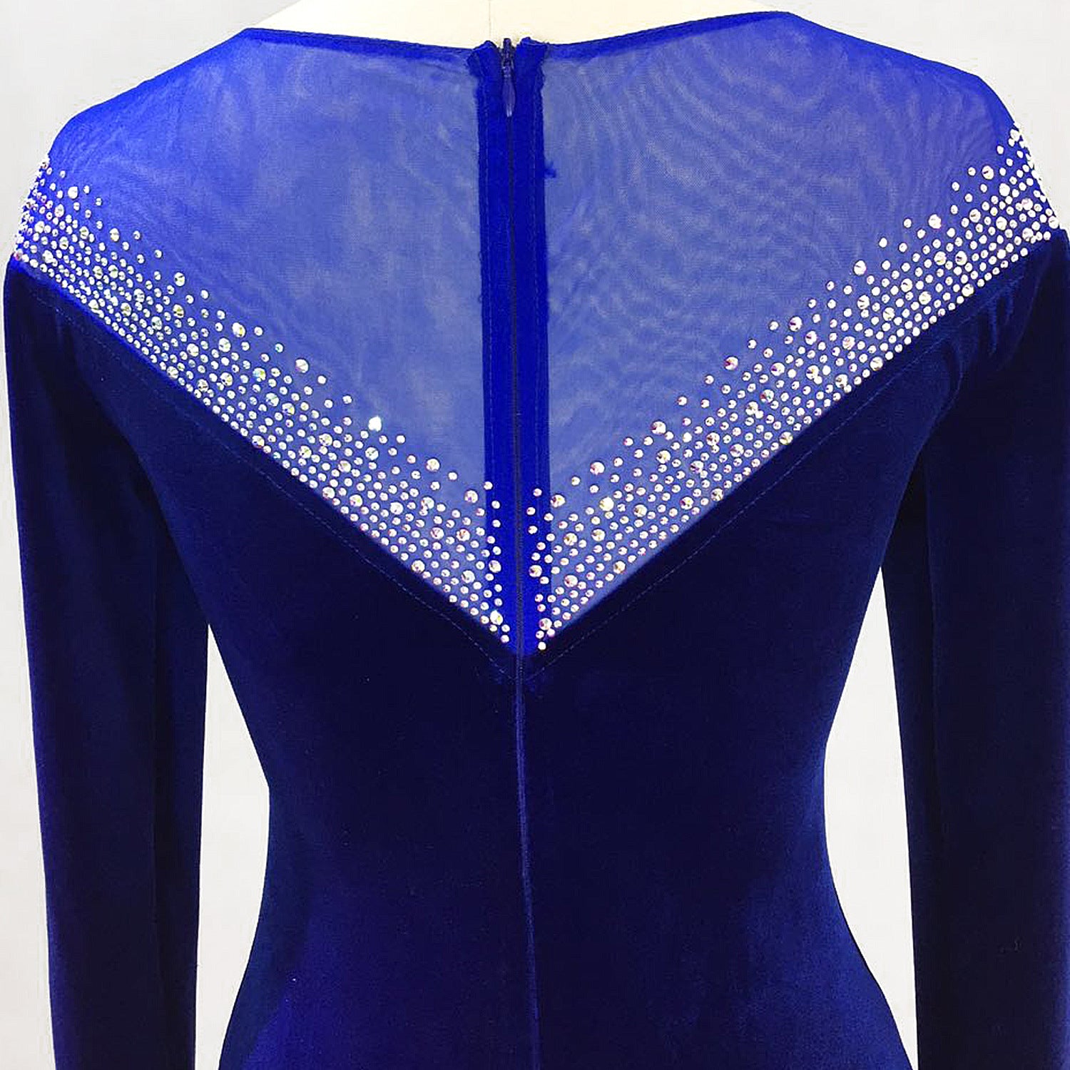 velvet Formal Party Evening Dress Winter Long Sleeve Corporate Annual Meeting Long Fishtail Party Dress 13