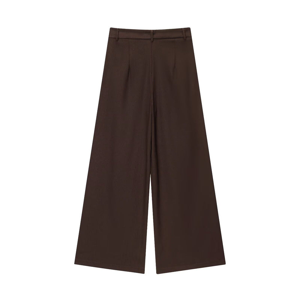 Women summer suit vest wide-leg pants two-piece set 12