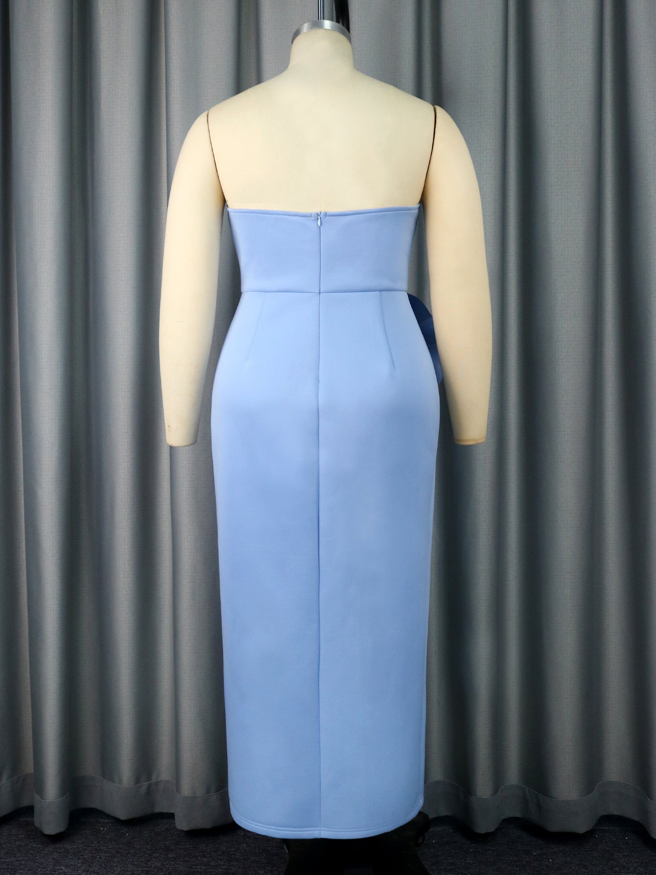 Women Formal Party Sleeveless Sexy Floral Strapless Maxi Dress 6