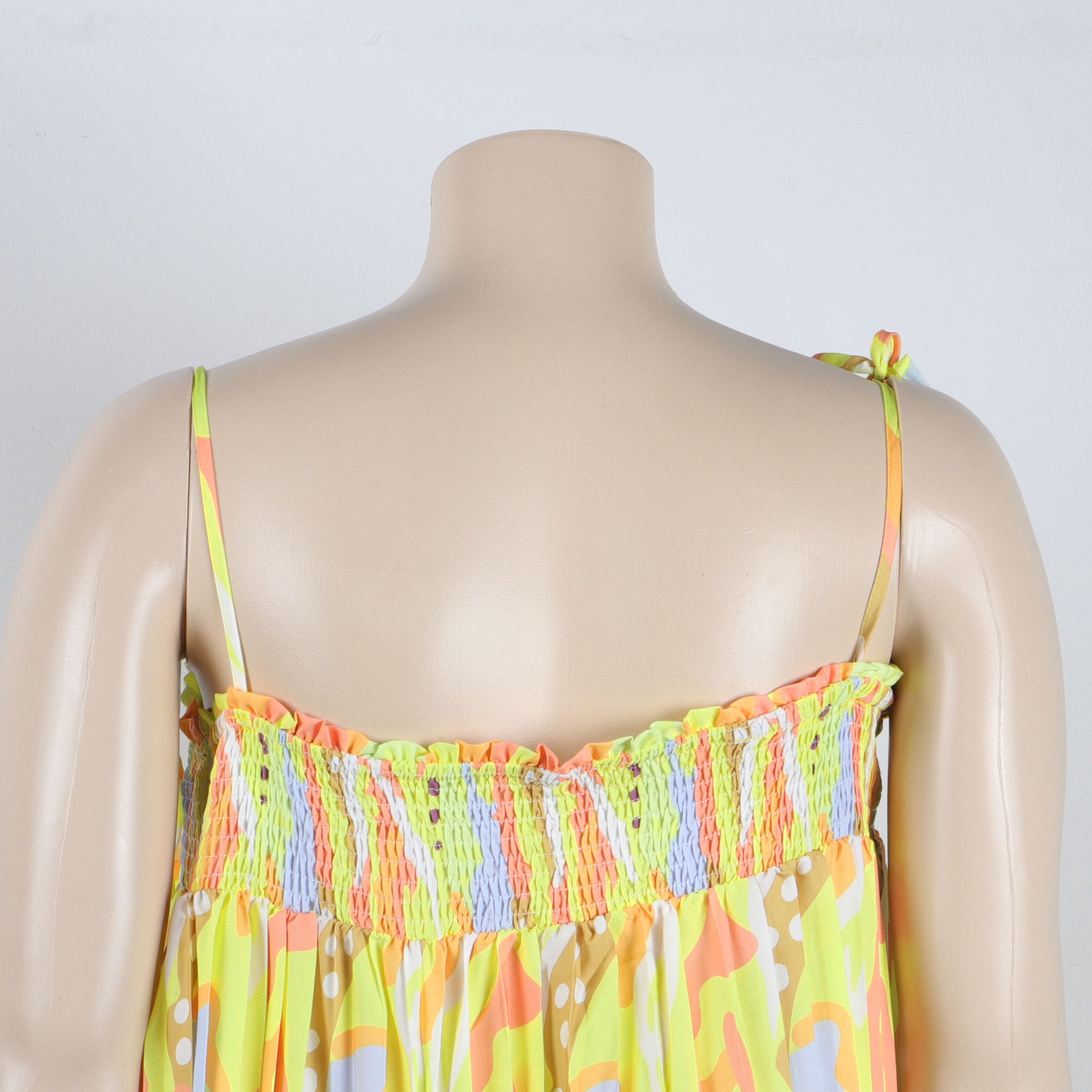 Sexy printed suspenders pleated wide-leg suspenders Jumpsuit 23