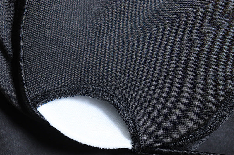 Women Lace Mesh Patchwork Long Sleeve Bodycon Dress 17