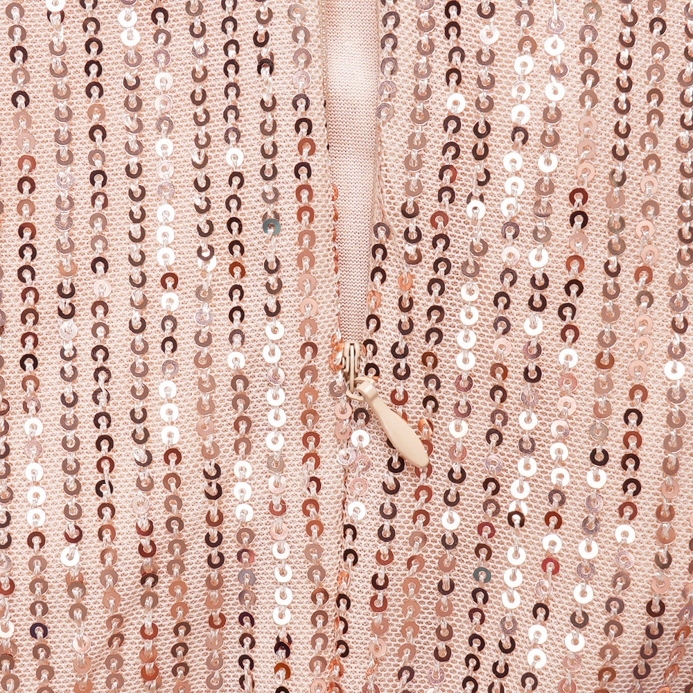 Plus Size Women African Formal Party Party Patchwork Sequin Flower Dress 21