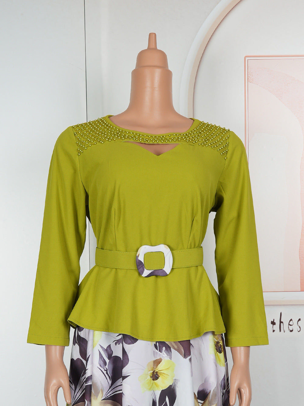 African Women Plus Size Fashion Print Dress 11