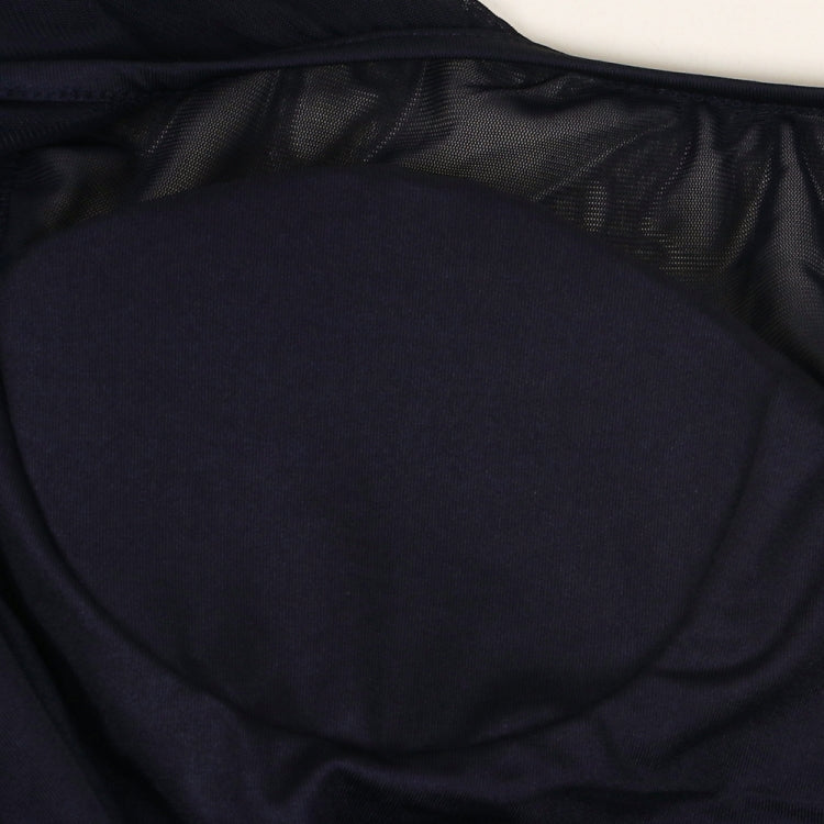 Autumn Sexy White Beaded Long Sleeve See Through Club Dress 8