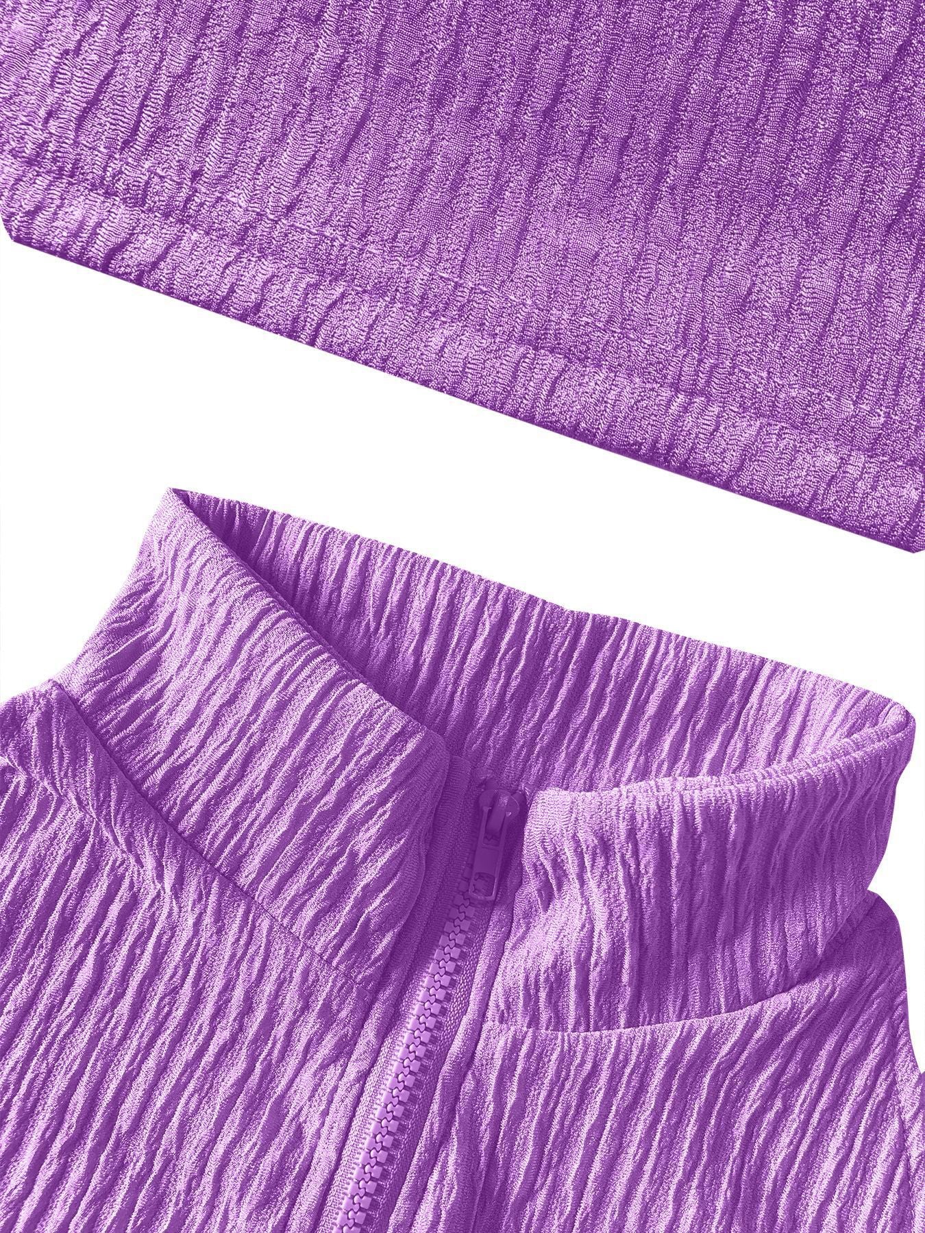 Women Summer Sleeveless Top Pleated Casual Pants Two-piece Set 24