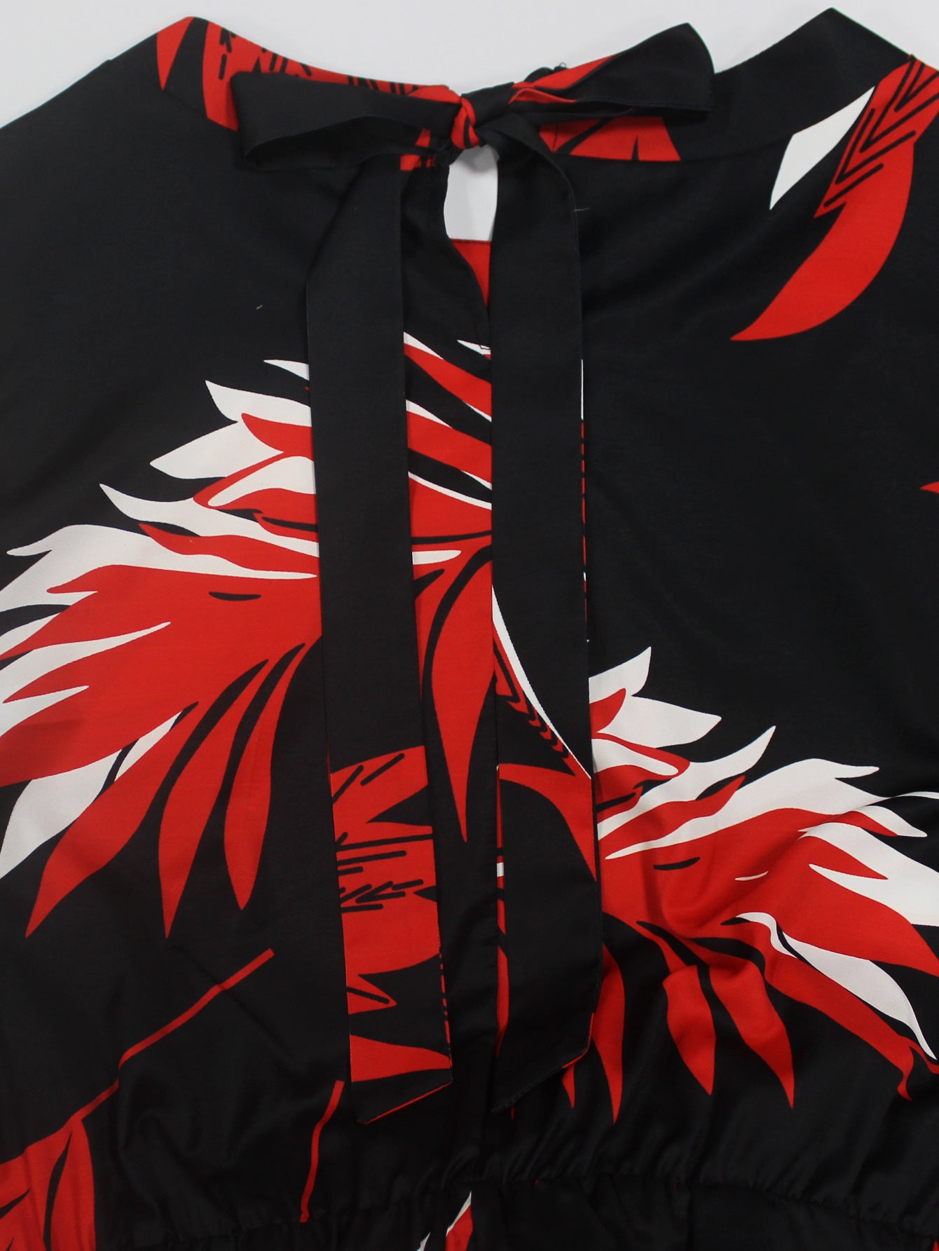 Plus Size Women Elegant Round Neck Sleeveless Belt Maxi Dress 12