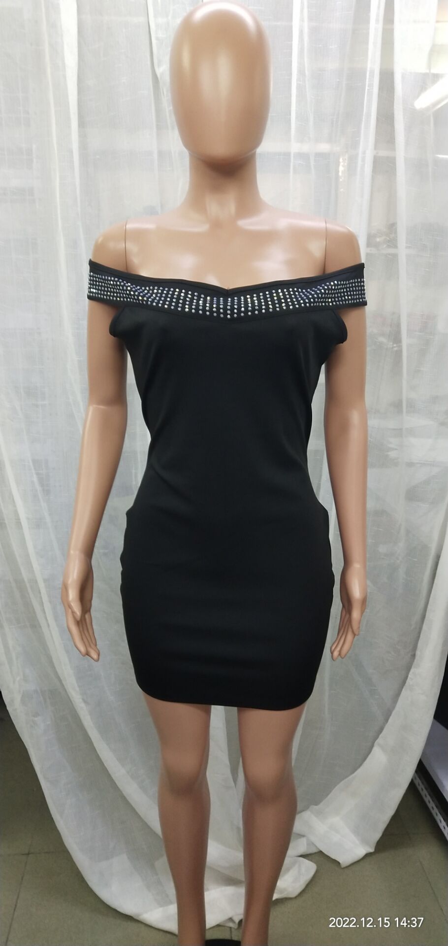 Women Sexy Deep V Backless Slit Bodycon Dress 11