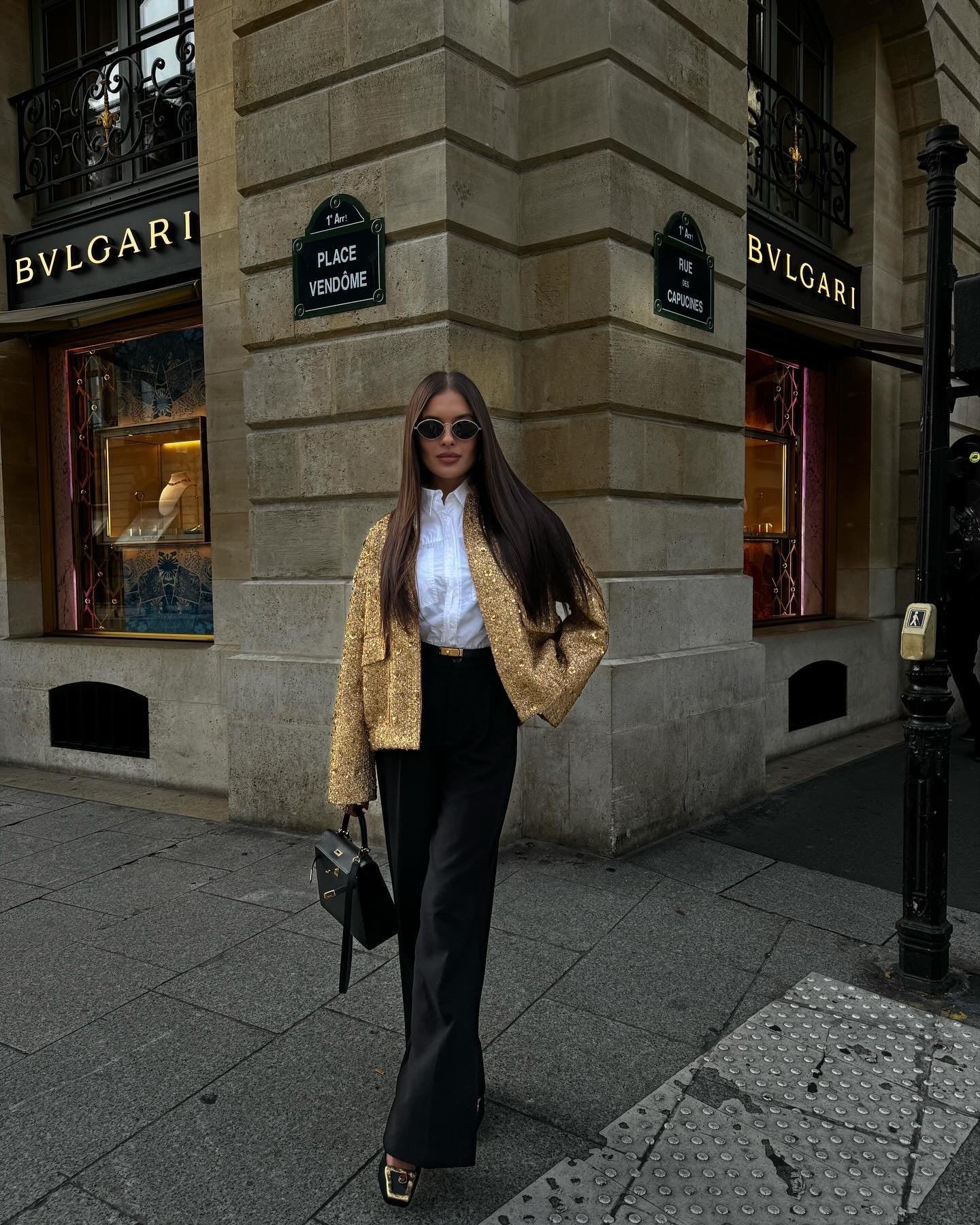 Autumn Women's Stand Collar Sequined Jacket 8