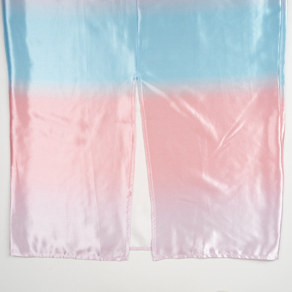 Plus-Size African Women Round Neck Embroidered Beaded Dress 10